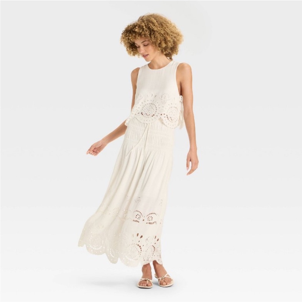Future Collective Eyelet SET: Maxi Skirt + Tank